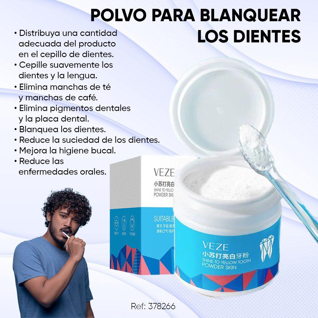 VEZE™ | POLVO BLANQUEADOR DE DIENTES